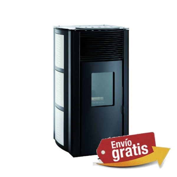 ESTUFA PELLET ECO-AIRE CANALIZABLE 14 KW CERAMICA
