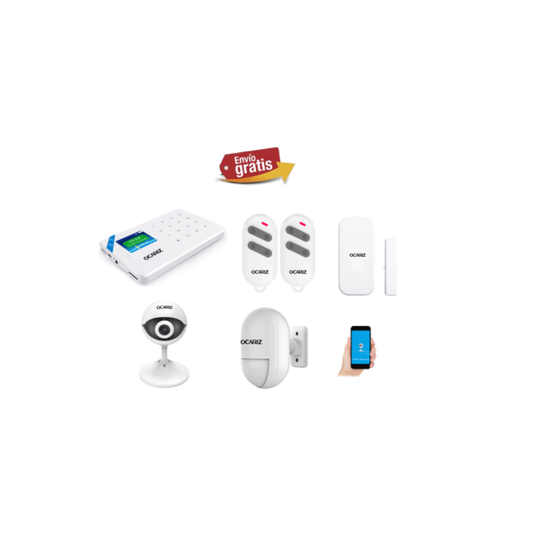 KIT ALARMA INTELIGENTE + CAMARA IP HD
